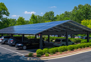 Carport avec panneaux photovoltaïques, un choix durable et économique